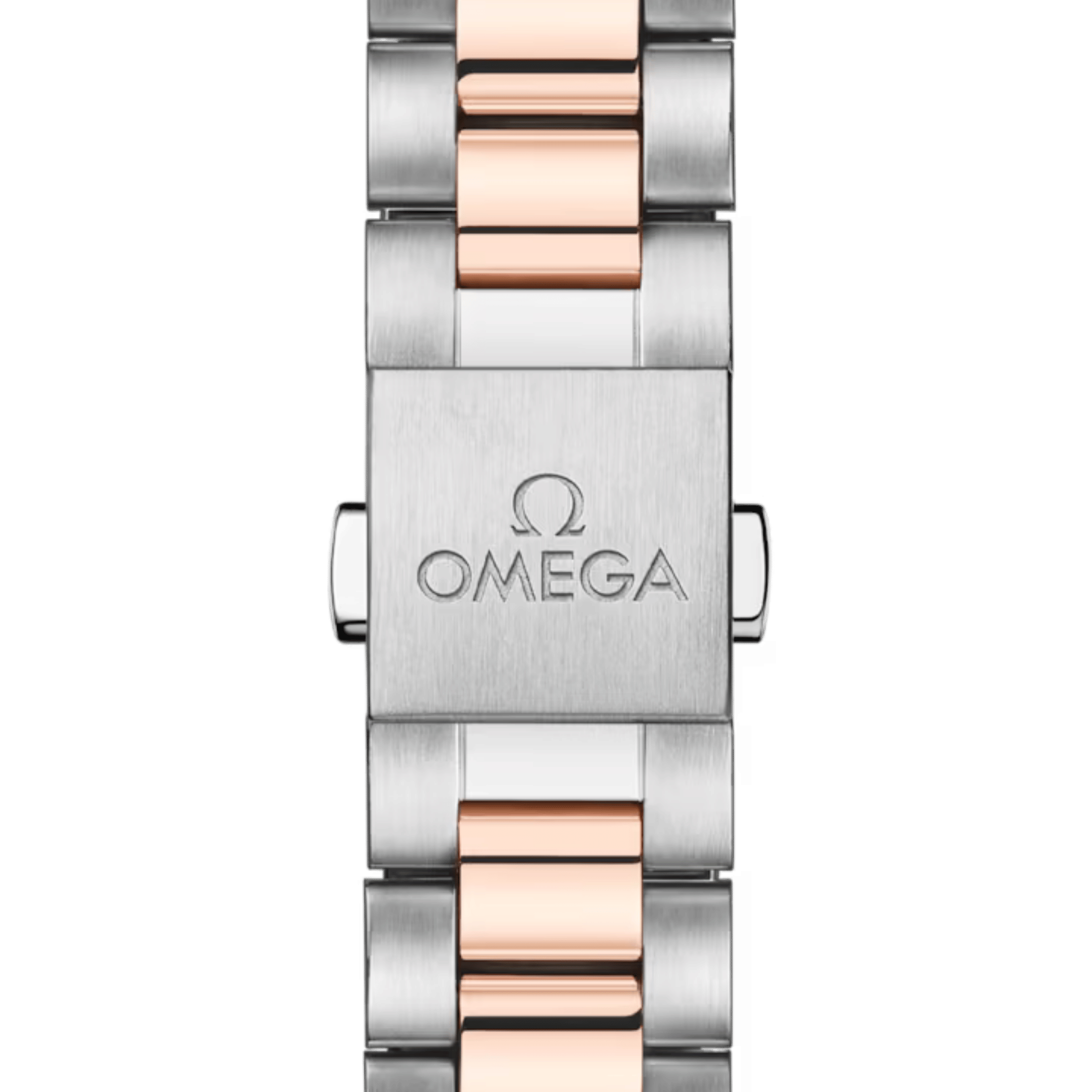 Montre Omega Seamaster Aqua Terra 150m automatique cadran brun bracelet acier et or Sedna 30 mm