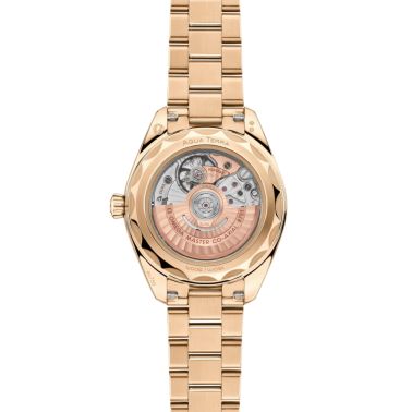 Montre Omega Seamaster Aqua Terra 150m automatique cadran vert bracelet or Moonshine 30 mm