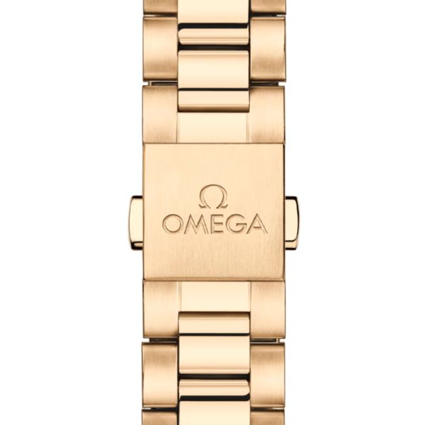 Montre Omega Seamaster Aqua Terra 150m automatique cadran vert bracelet or Moonshine 30 mm