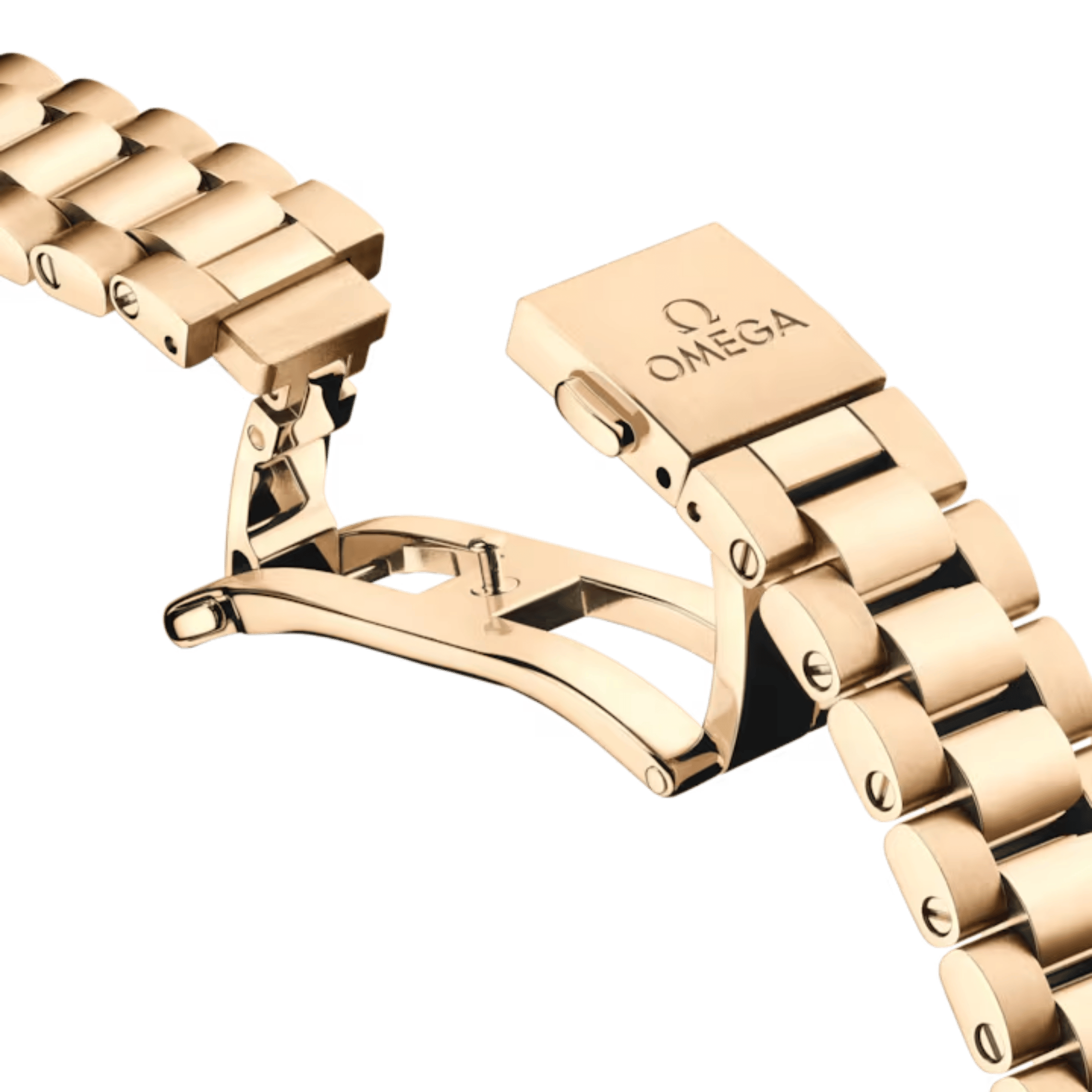 Montre Omega Seamaster Aqua Terra 150m automatique cadran vert bracelet or Moonshine 30 mm