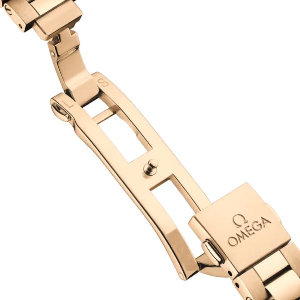 Montre Omega Seamaster Aqua Terra 150m automatique cadran vert bracelet or Moonshine 30 mm