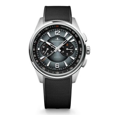 Jaeger-LeCoultre Polaris Chronograph automatic grey lacquered dial rubber strap 42 mm