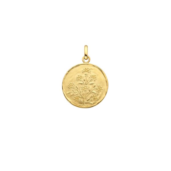 Arthus Bertrand Eden Tree of Life Medal in Yellow Gold