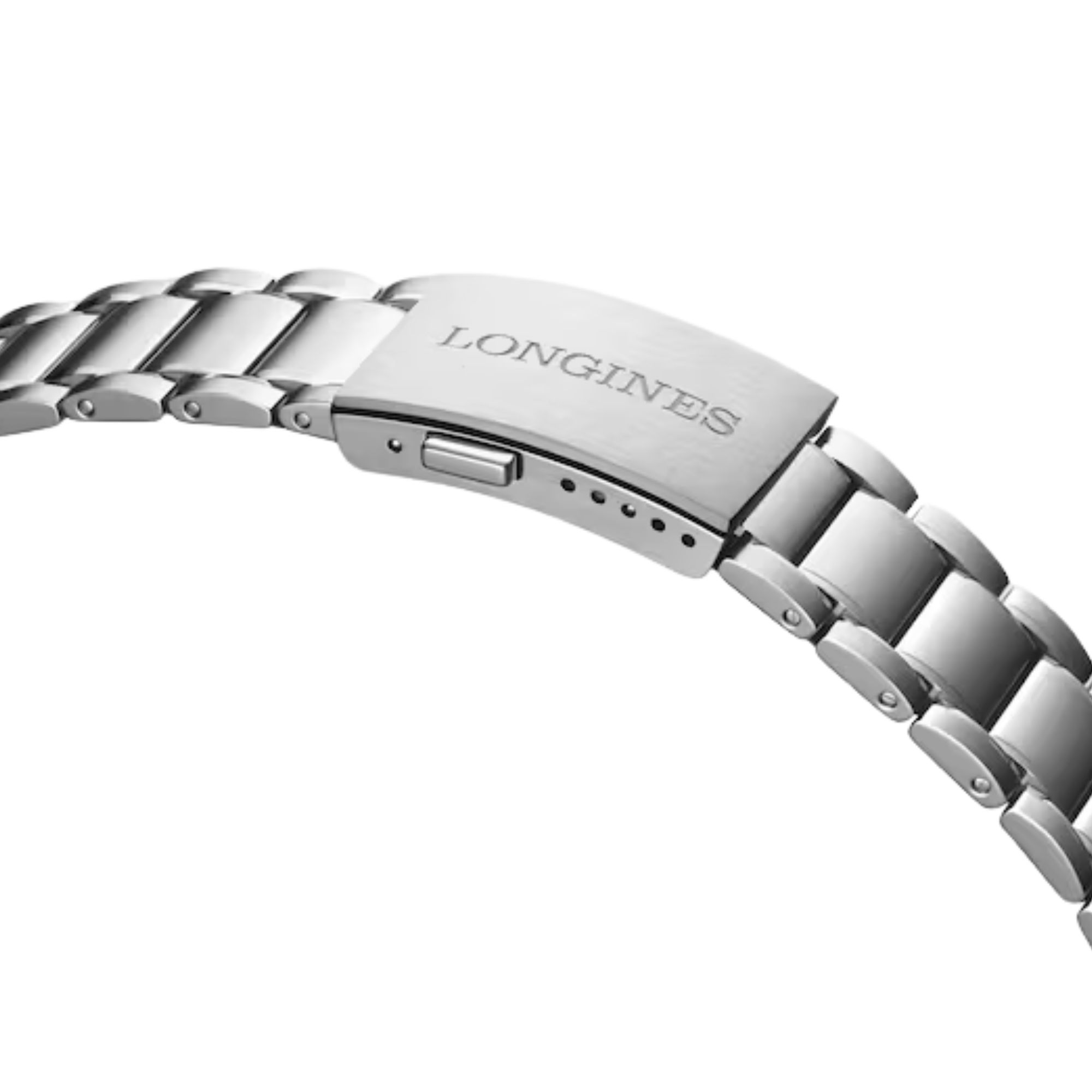 Longines Spirit Zulu Time automatic watch black ceramic bezel black dial steel bracelet 39 mm