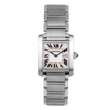 Cartier Tank Française Ref. 2465 quartz 25 x 30 mm Full Set