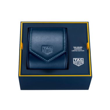 TAG Heuer Carrera Chronograph Summer Limited Edition Automatic Watch with Blue Dial and Blue Leather Strap, 42 mm