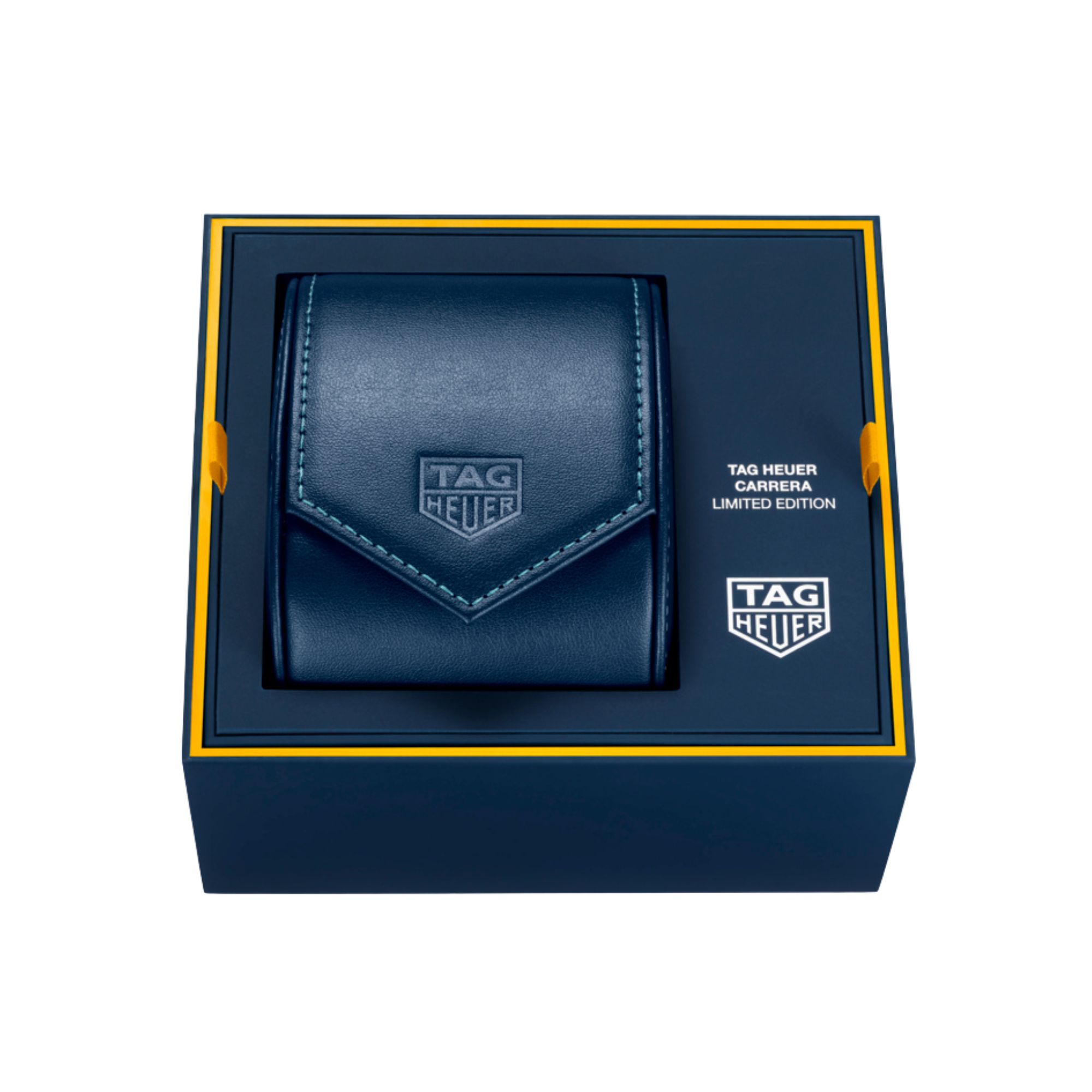 TAG Heuer Carrera Chronograph Summer Limited Edition Automatic Watch with Blue Dial and Blue Leather Strap, 42 mm