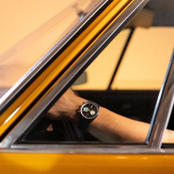 TAG Heuer Carrera Chronograph Summer Limited Edition Automatic Watch with Blue Dial and Blue Leather Strap, 42 mm