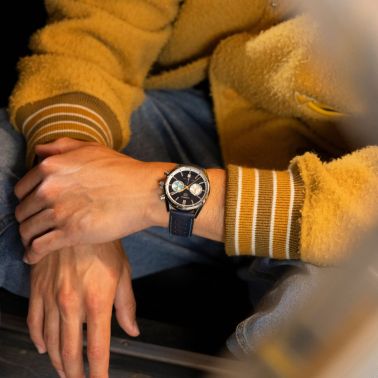 TAG Heuer Carrera Chronograph Summer Limited Edition Automatic Watch with Blue Dial and Blue Leather Strap, 42 mm