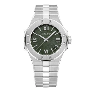Montre Chopard Alpine Eagle 41 automatique cadran vert bracelet acier 41 mm