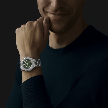 Montre Chopard Alpine Eagle 41 automatique cadran vert bracelet acier 41 mm