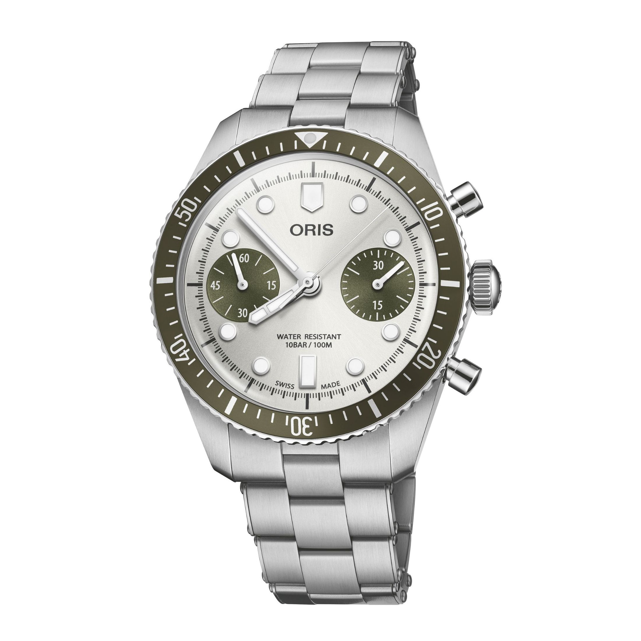 Oris Divers Sixty-Five Automatic Chronograph Watch with Gray and