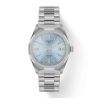 Montre Tissot T-Classic PRC 100 Solar quartz solaire cadran bleu glacier bracelet acier 34 mm