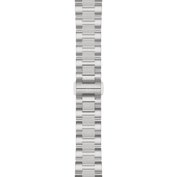 Montre Tissot T-Classic PRC 100 Solar quartz solaire cadran bleu glacier bracelet acier 34 mm