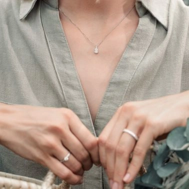 Lepage Jacques necklace in white yellow and diamonds