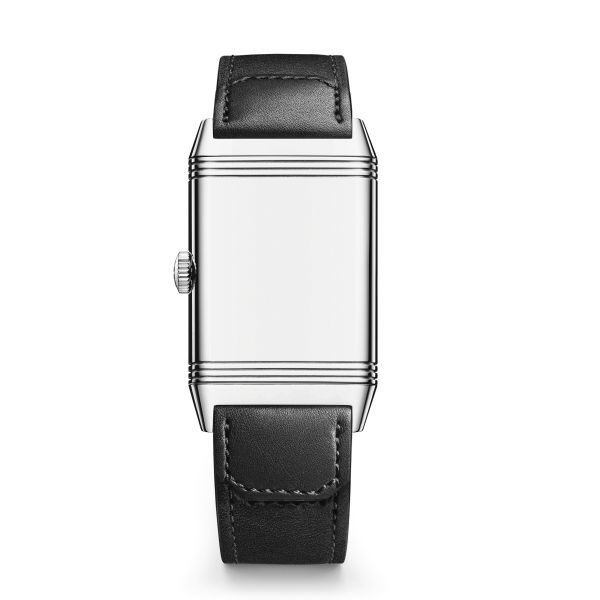 Montre Jaeger-LeCoultre Reverso Tribute Monoface Small Seconds remontage manuel cadran opalin bracelet cuir 45,6 x 27,4 mm
