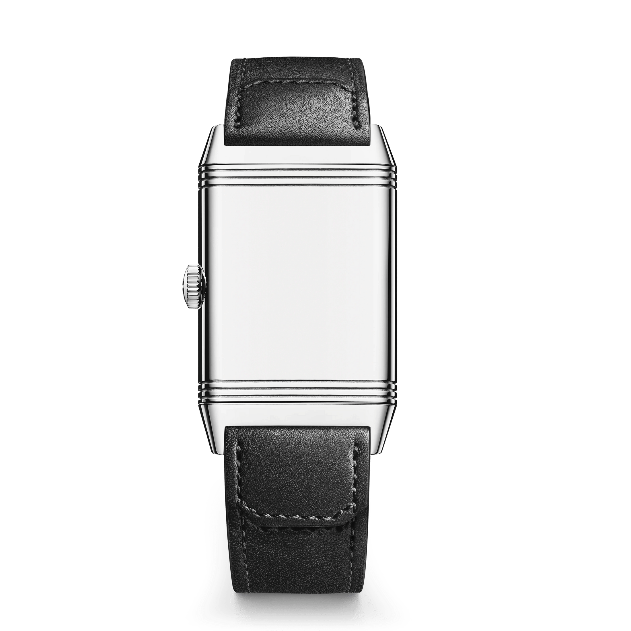 Montre Jaeger-LeCoultre Reverso Tribute Monoface Small Seconds remontage manuel cadran opalin bracelet cuir 45,6 x 27,4 mm
