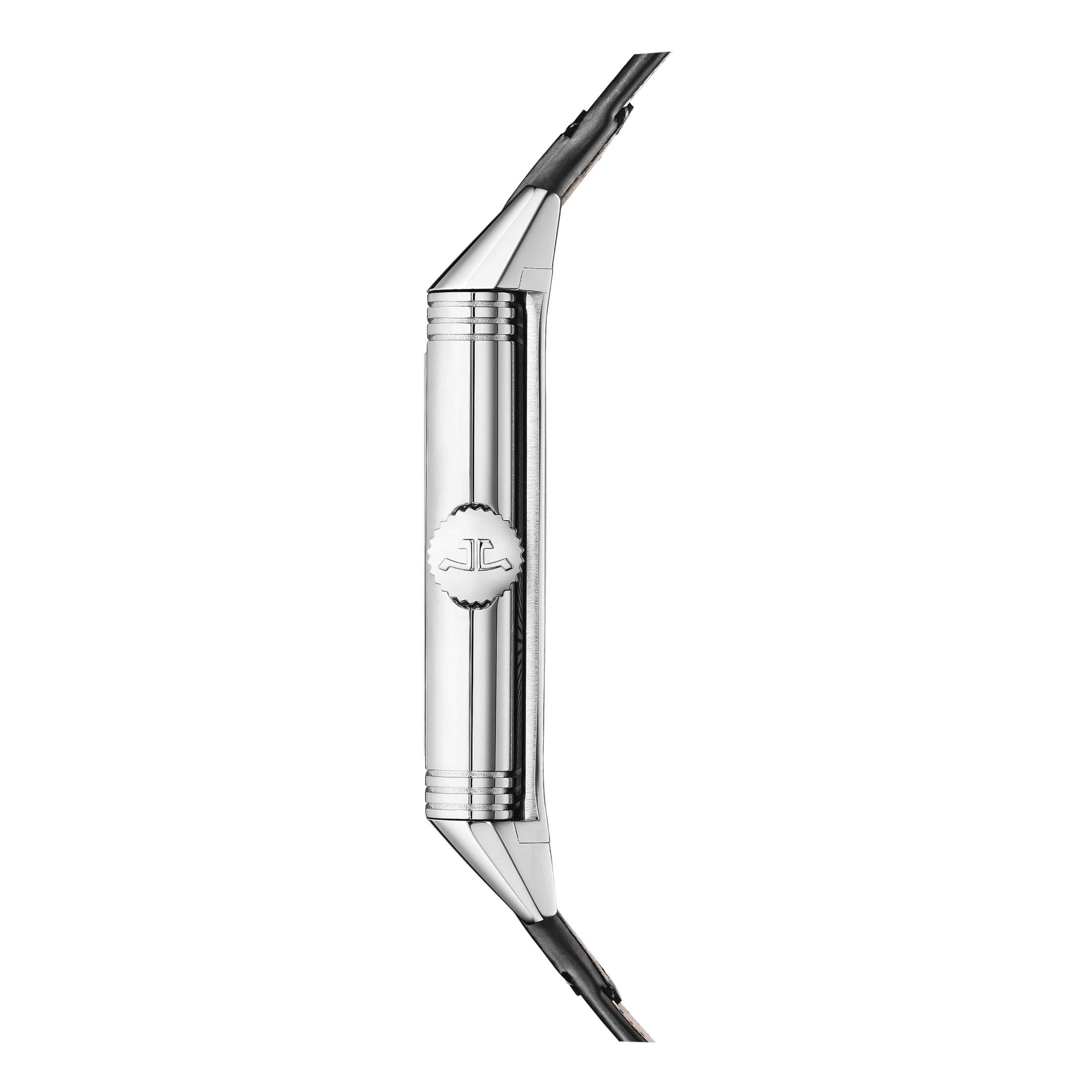 Montre Jaeger-LeCoultre Reverso Tribute Monoface Small Seconds remontage manuel cadran opalin bracelet cuir 45,6 x 27,4 mm