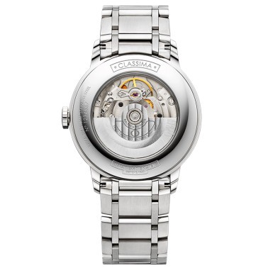 Montre Baume et Mercier Classima automatique cadran argenté bracelet acier 40 mm