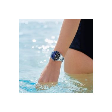Mido Ocean Star 39 automatic watch blue dial steel bracelet 39 mm