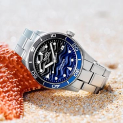 Montre Mido Ocean Star 39 automatique cadran bleu bracelet acier 39 mm