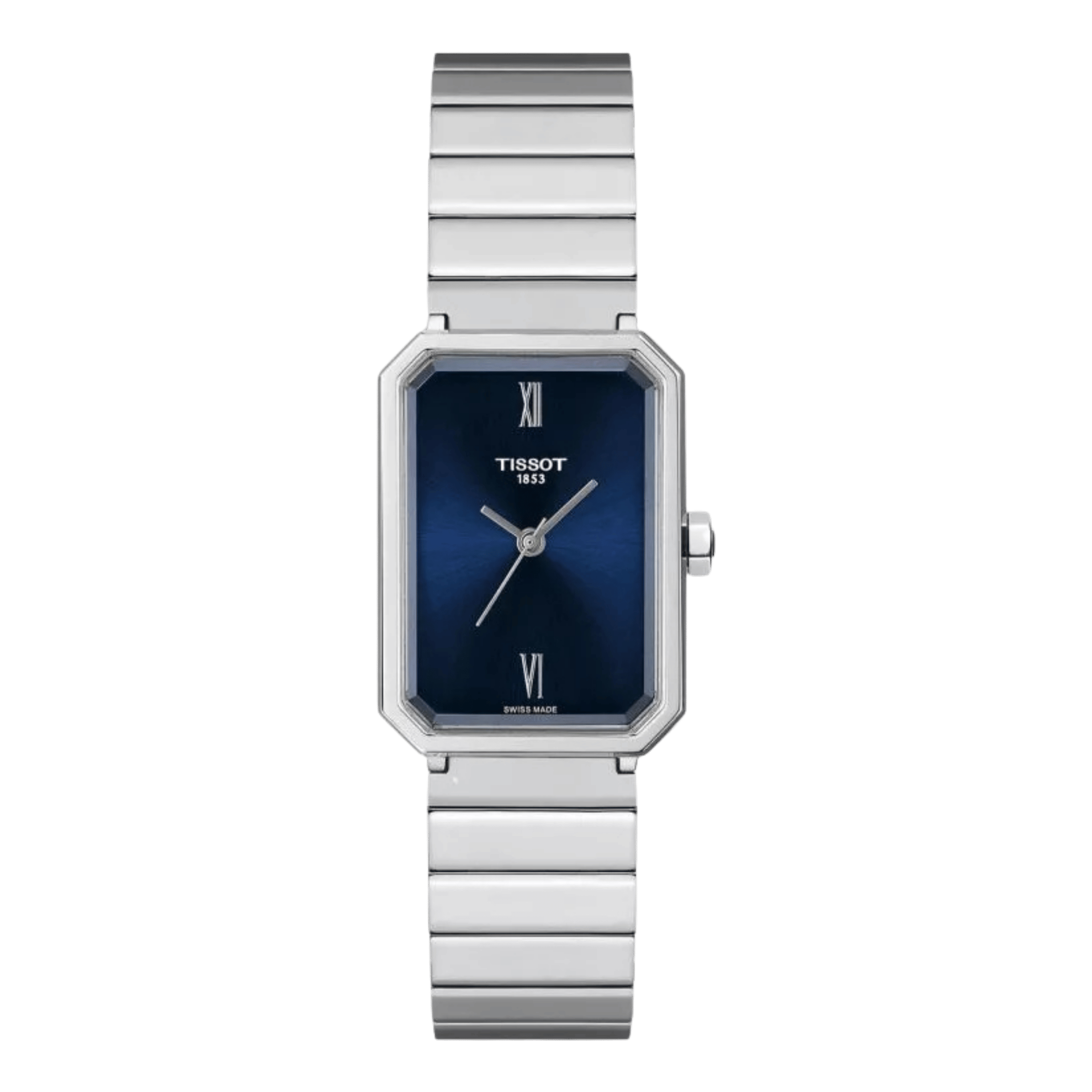 Tissot SRV quartz blue dial steel bracelet 30 x 21,8 mm