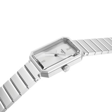 Tissot SRV quartz silver dial steel bracelet 30 x 21,8 mm