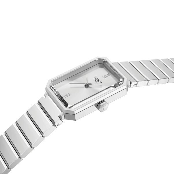 Tissot SRV quartz silver dial steel bracelet 30 x 21,8 mm