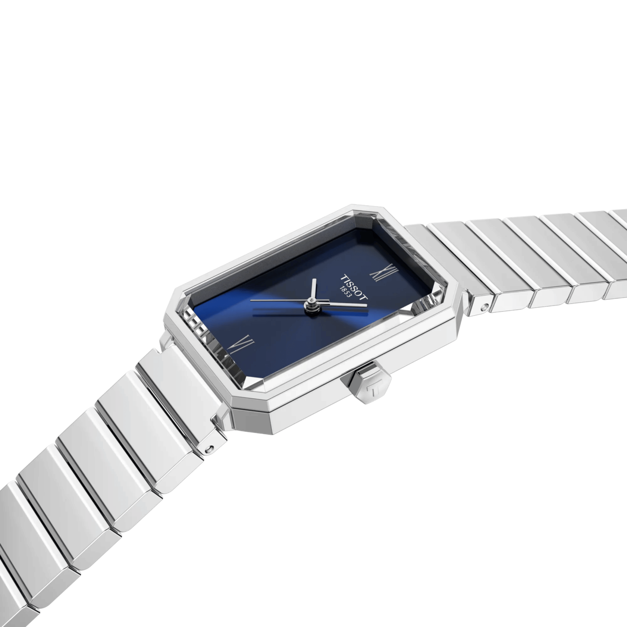 Tissot SRV quartz blue dial steel bracelet 30 x 21,8 mm