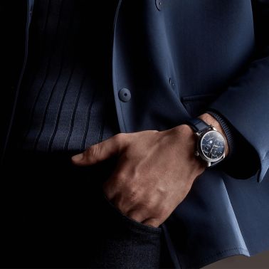 Montre Frederique Constant Manufacture Classic Perpetual Calendar automatique cadran bleu bracelet cuir 40 mm