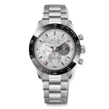 Montre Zenith Chronomaster Sport automatique cadran météorite bracelet acier 41 mm