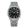 Montre Citizen Tsuyosa 60 automatique cadran noir bracelet acier 40 mm