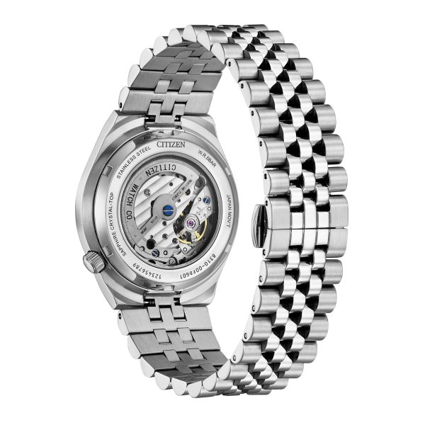 Montre Citizen Tsuyosa 60 automatique cadran noir bracelet acier 40 mm