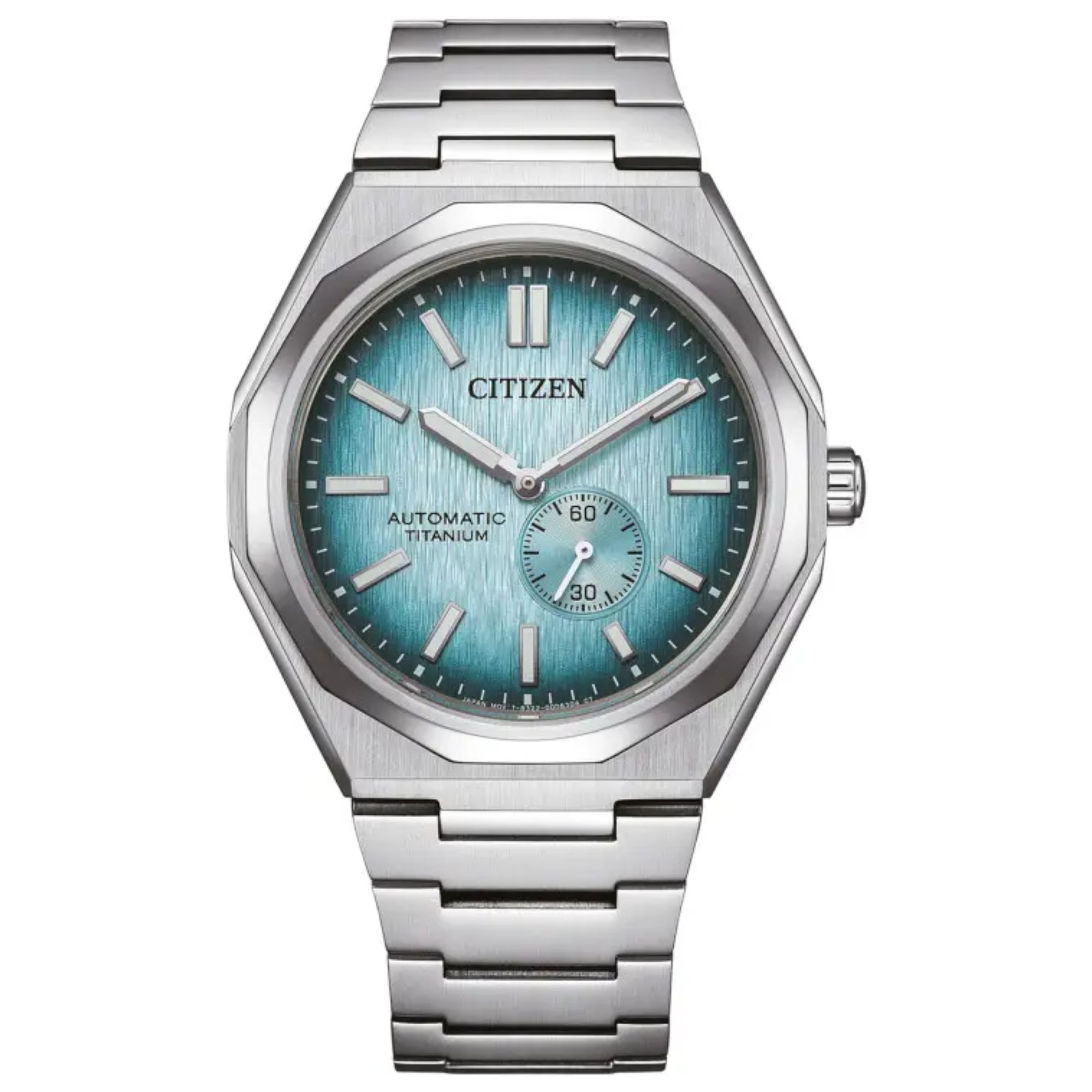 Citizen Super Zenshin 60 Super Titanium Automatic Watch with Blue Dial and Titanium Bracelet, 40.5 mm