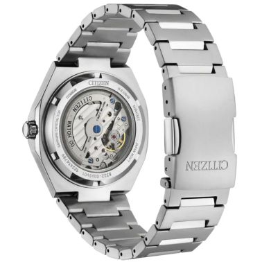 Citizen Super Zenshin 60 Super Titanium Automatic Watch with Green Dial and Titanium Bracelet, 40.5 mm