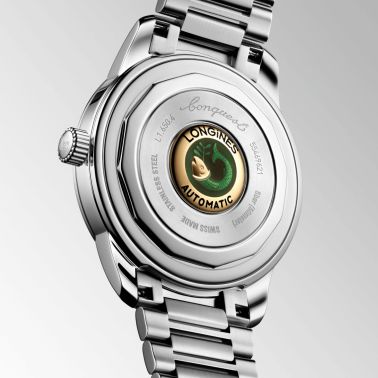 Montre Longines Conquest Heritage automatique cadran vert bracelet acier 40 mm