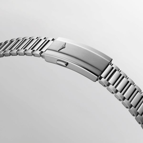 Montre Longines Conquest Heritage automatique cadran vert bracelet acier 40 mm