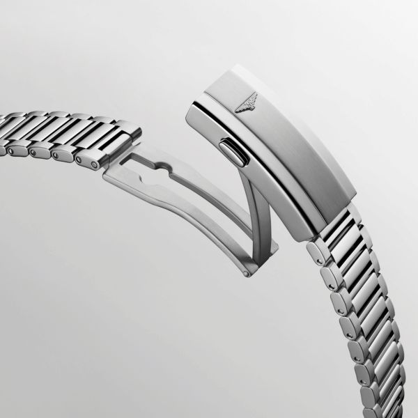 Montre Longines Conquest Heritage automatique cadran vert bracelet acier 40 mm