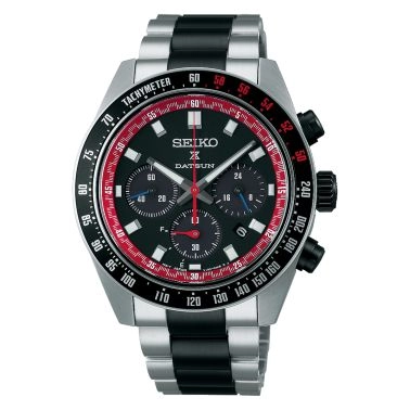 Seiko Prospex SpeedTimer x Datsun 240Z Solar black dial steel bracelet 41,4 mm