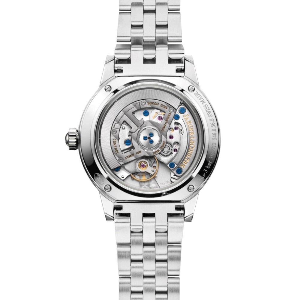 Montre Jaeger-LeCoultre Rendez-Vous Night & Day automatique cadran argent lunette sertie bracelet acier 29 mm