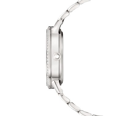 Montre Jaeger-LeCoultre Rendez-Vous Night & Day automatique cadran argent lunette sertie bracelet acier 29 mm