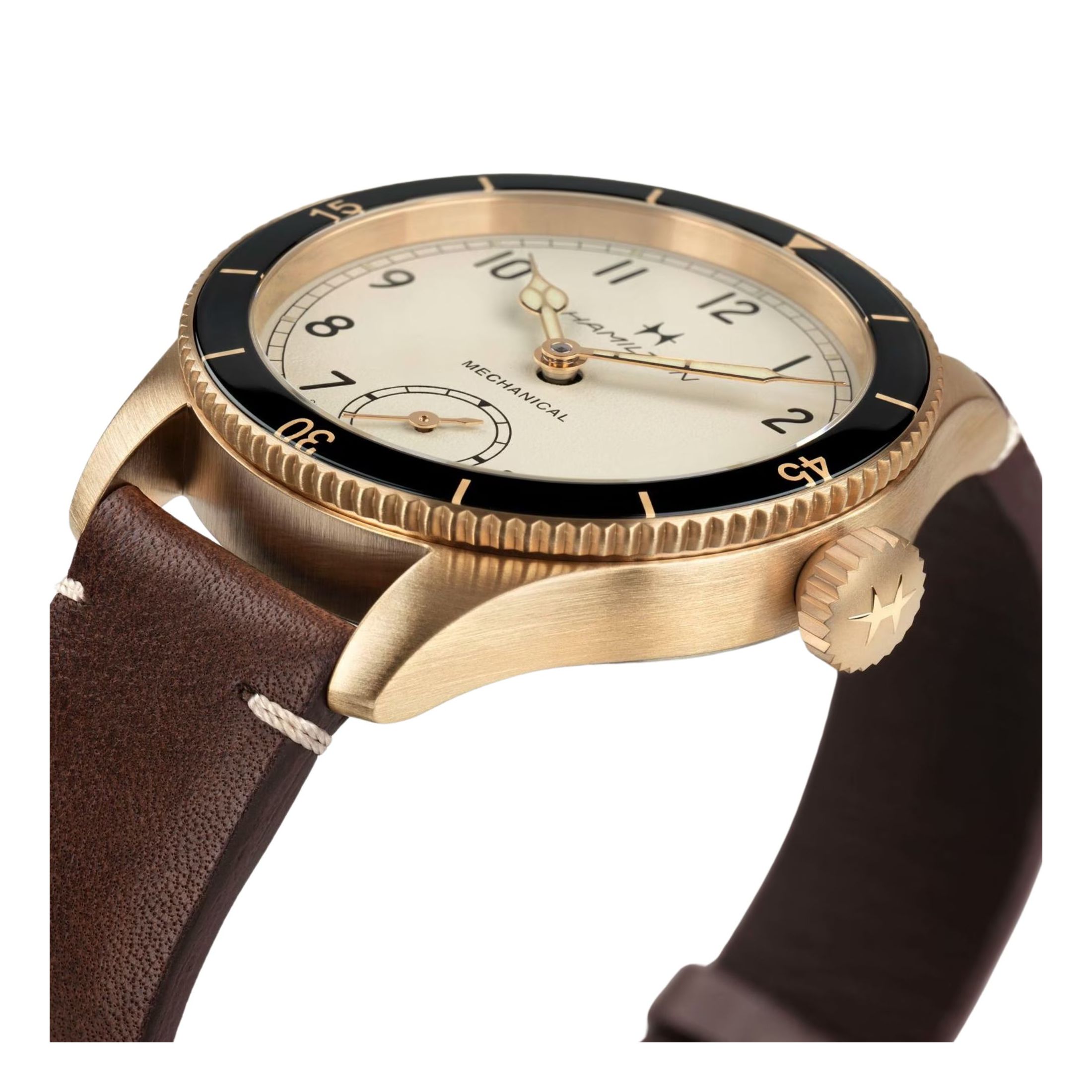 Hamilton Khaki Pilot Pioneer mechanical watch in bronze and