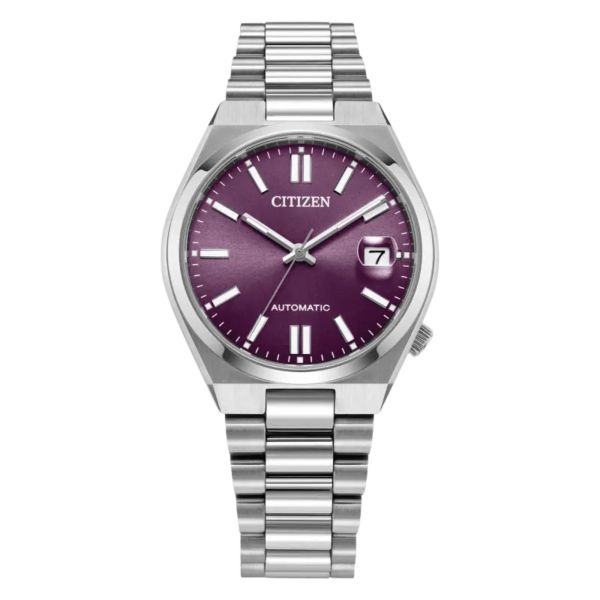 Citizen Tsuyosa 37 mm Purple automatic purple dial steel bracelet 37 mm