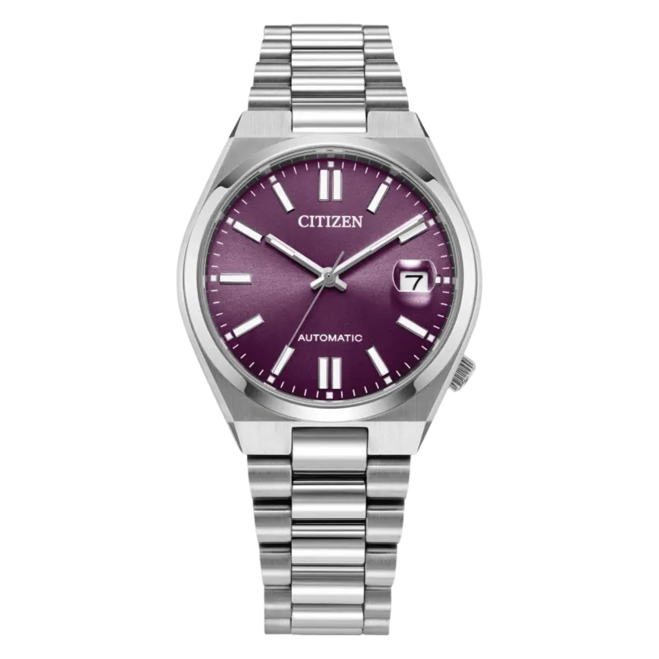 Citizen Tsuyosa 37 mm Purple automatic purple dial steel bracelet 37 mm