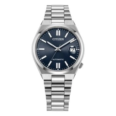 Montre Citizen Tsuyosa 37 mm Blue automatique cadran bleu bracelet acier 37 mm