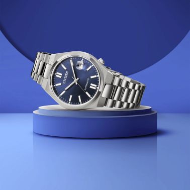 Citizen Tsuyosa 37 mm Blue automatic blue dial steel bracelet 37 mm