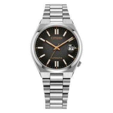 Citizen Tsuyosa 37 mm Time Split automatic black dial steel bracelet 37 mm