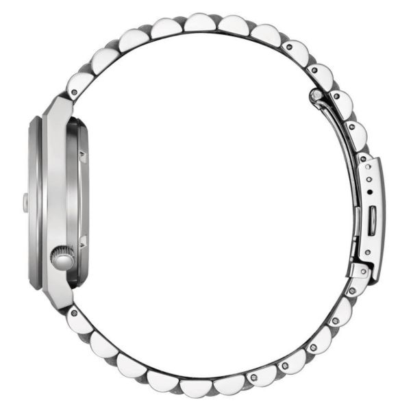 Montre Citizen Tsuyosa 37 mm Time Split automatique cadran noir bracelet acier 37 mm