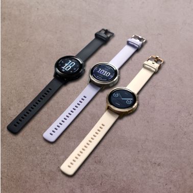 Garmin Venu 4 AMOLED Gray Watch with Black Silicone Strap, 41 mm