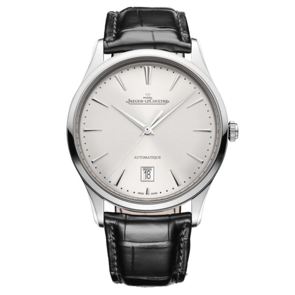 Montre Jaeger-LeCoultre Master Ultra Thin Date automatique bracelet cuir d'alligator 39 mm